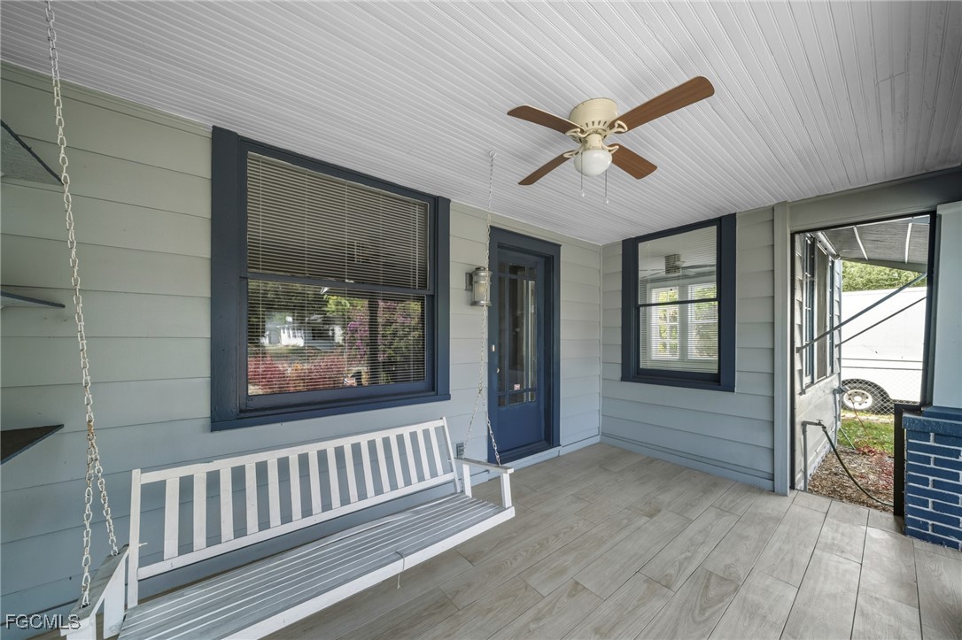 290 Granada Boulevard Fort Myers, FL 33905 - Photo 28 of 37 a view of livingroom with hardwood floor and window