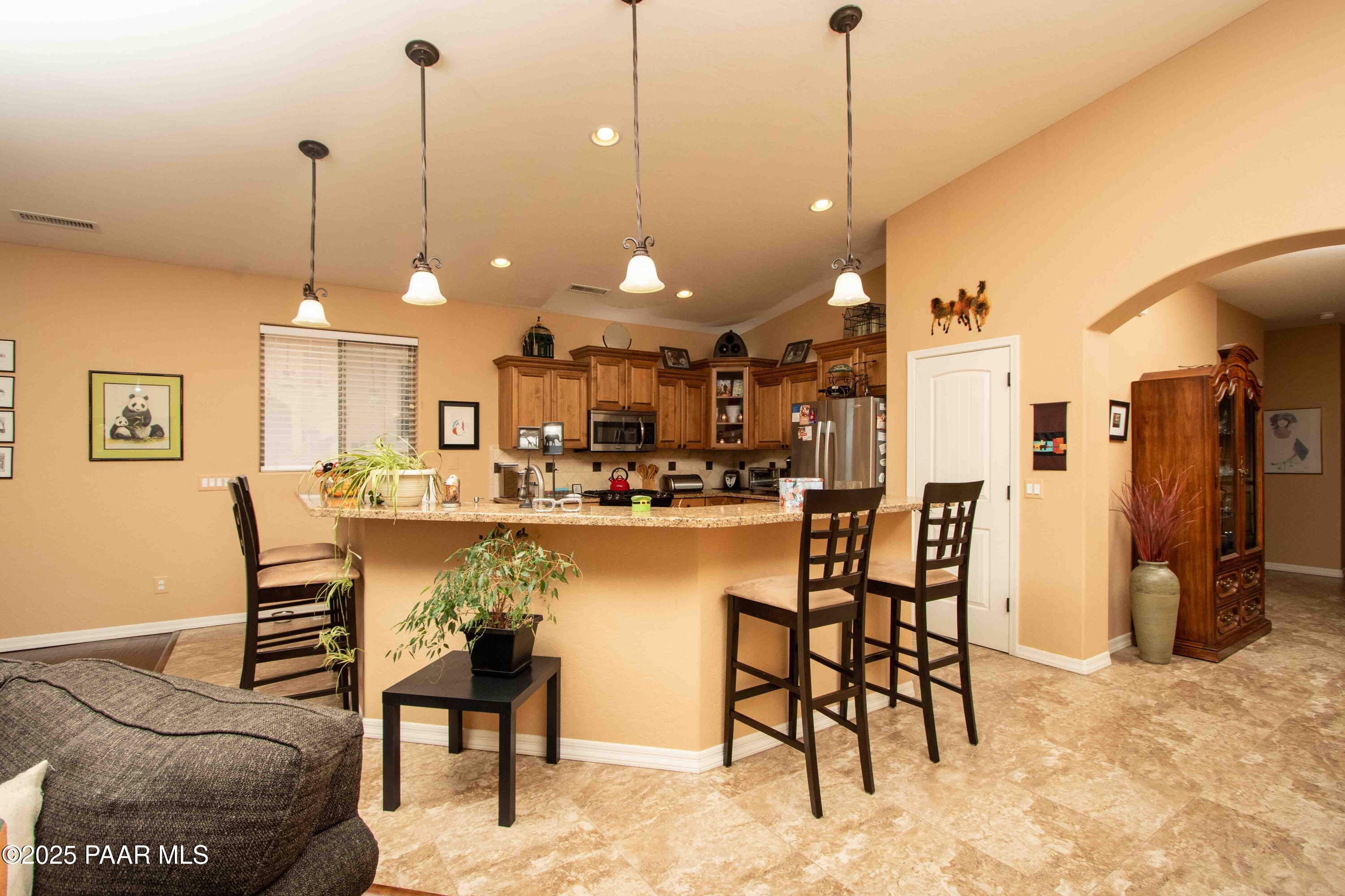 330 Breezy Road Prescott, AZ 86301 - Photo 8 of 42 Living Room into Kitchen 1