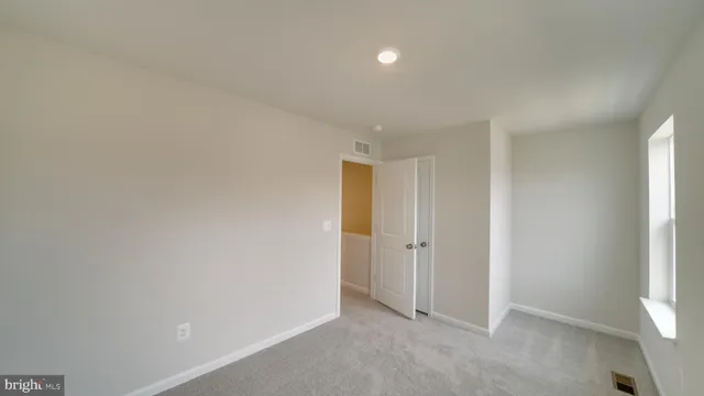 a view of a window in a room