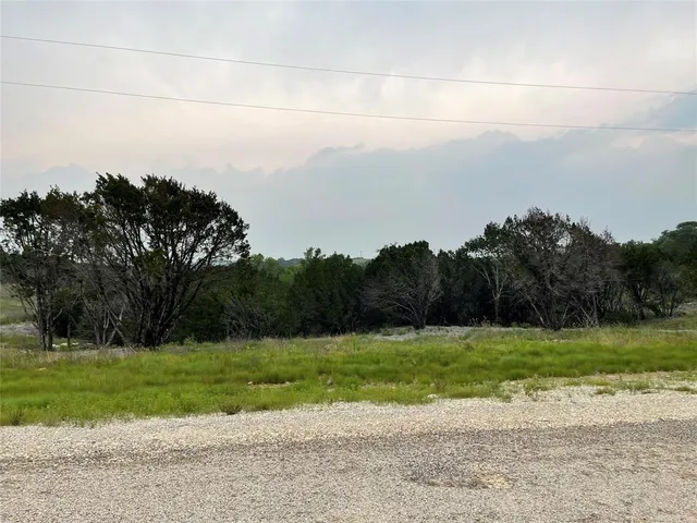 a view of a field with a yard