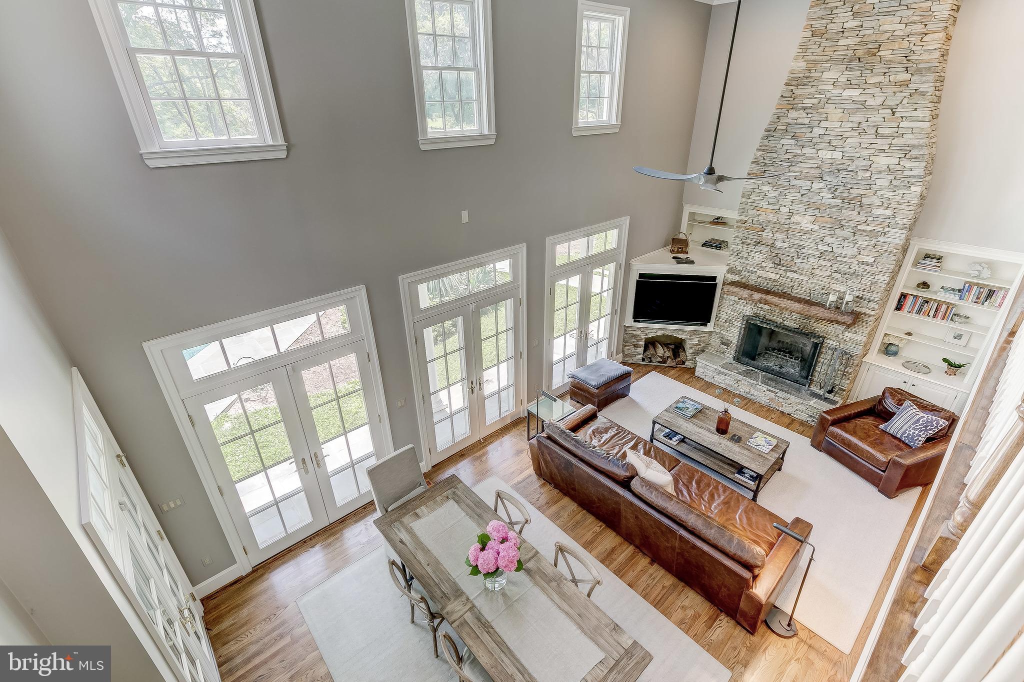1840 Greenspring Valley Road Stevenson, MD 21153 - Photo 41 of 63 Looking down into the Great Room
