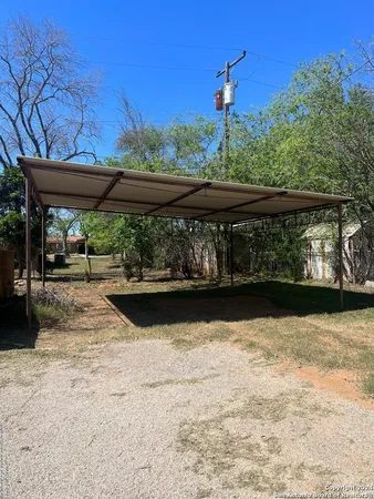 a view of outdoor space with garden