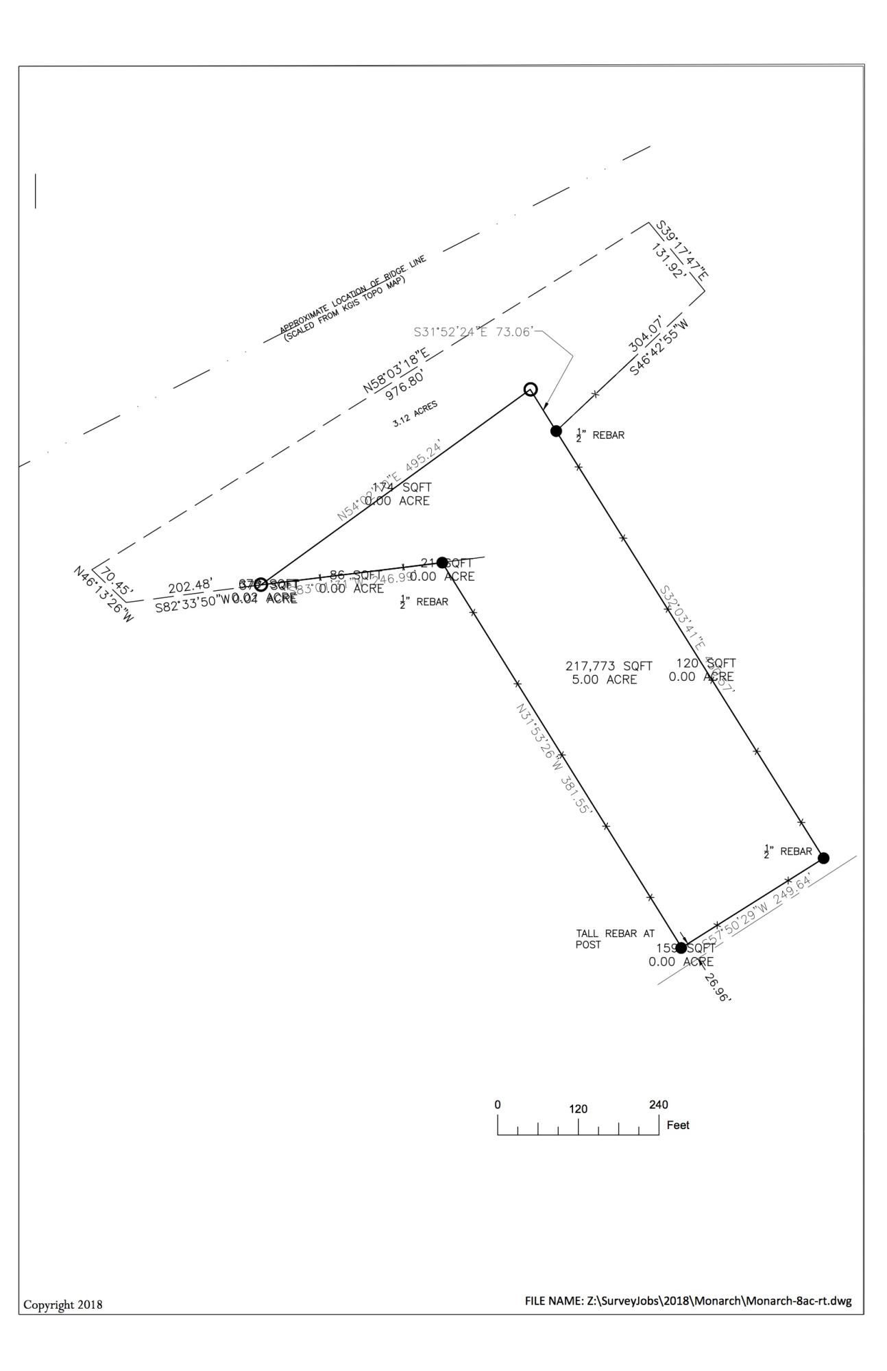 1475 Rhea Road Knoxville, TN 37920 - Photo 6 of 12 Rhea Rd - 8 Acre Diagram