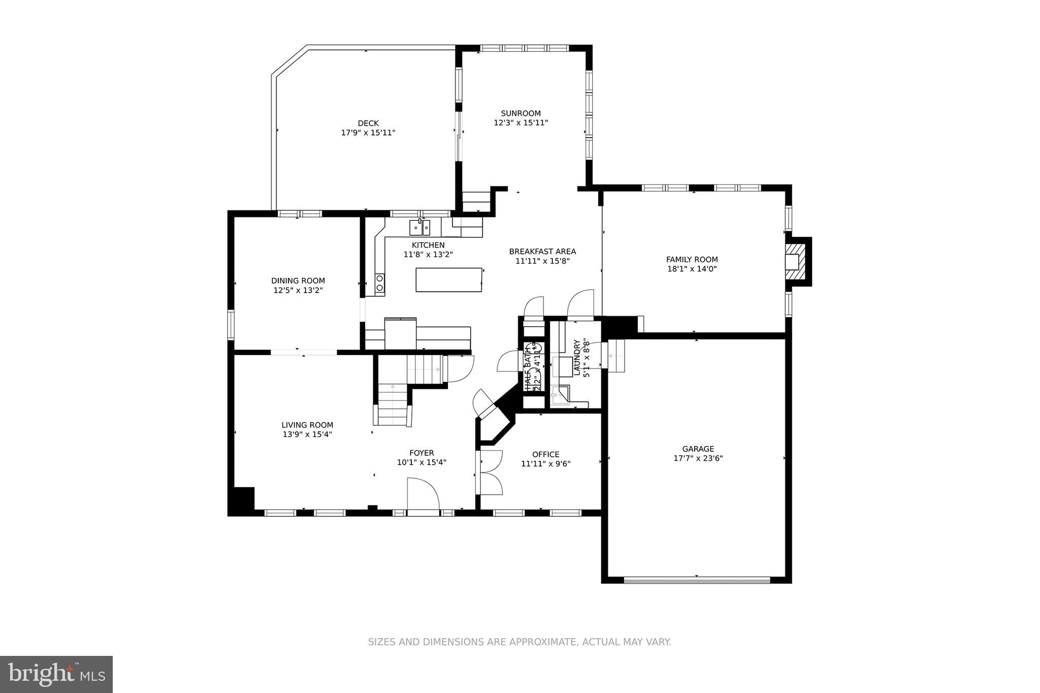 2408 McKenzie Road Ellicott City, MD 21042 - Photo 39 of 42 FLOOR PLAN: MAIN LEVEL