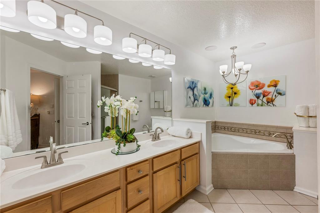 7420 Cypress Grove Road, Unit 132 Orlando, FL 32819 - Photo 16 of 52 a bathroom with a sink a vanity and a mirror