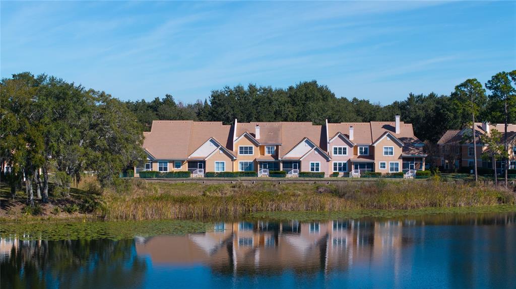 7420 Cypress Grove Road, Unit 132 Orlando, FL 32819 - Photo 31 of 52 a view of residential houses with outdoor space and lake view