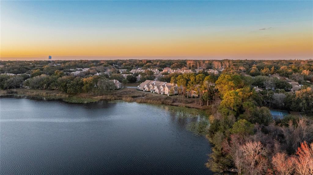 7420 Cypress Grove Road, Unit 132 Orlando, FL 32819 - Photo 36 of 52 a view of a lake with houses