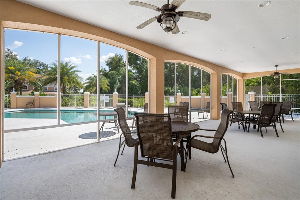 7420 Cypress Grove Road, Unit 132 Orlando, FL 32819 - Photo 50 of 52 a view of a dining room with furniture window and outside view