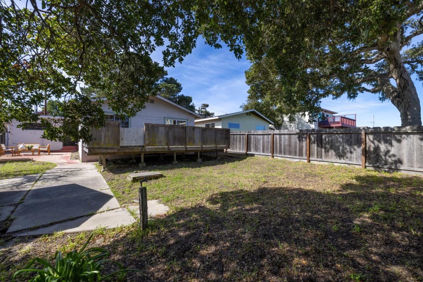 662 Oak Street Monterey, CA 93940 - Photo 29 of 32 a view of a house with a yard