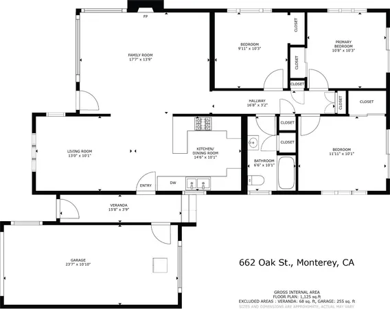 $925,000 | 662 Oak Street, Monterey, CA 93940