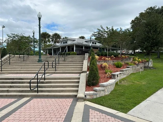 a view of a house with a balcony