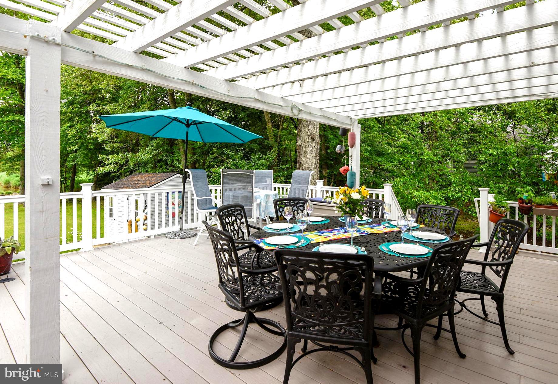3700 Thomas Point Road Annapolis, MD 21403 - Photo 27 of 47 Many Outdoor Dining Options . Luncheon Pergola