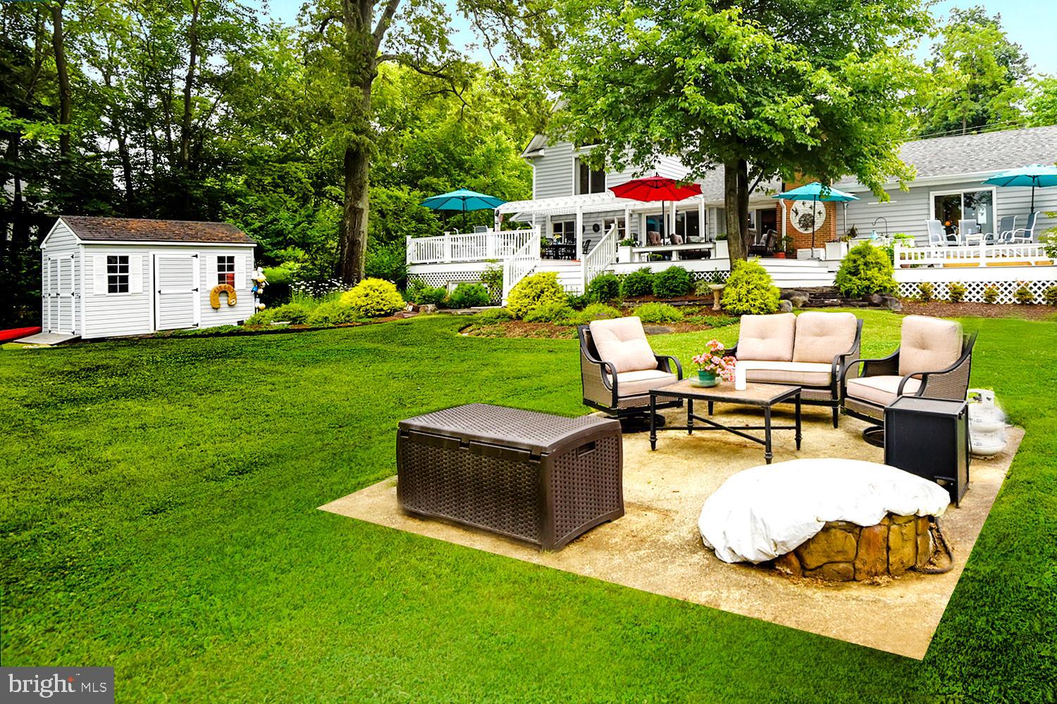 3700 Thomas Point Road Annapolis, MD 21403 - Photo 29 of 47 Detached Fire Pit Patio Ready for S'Mores