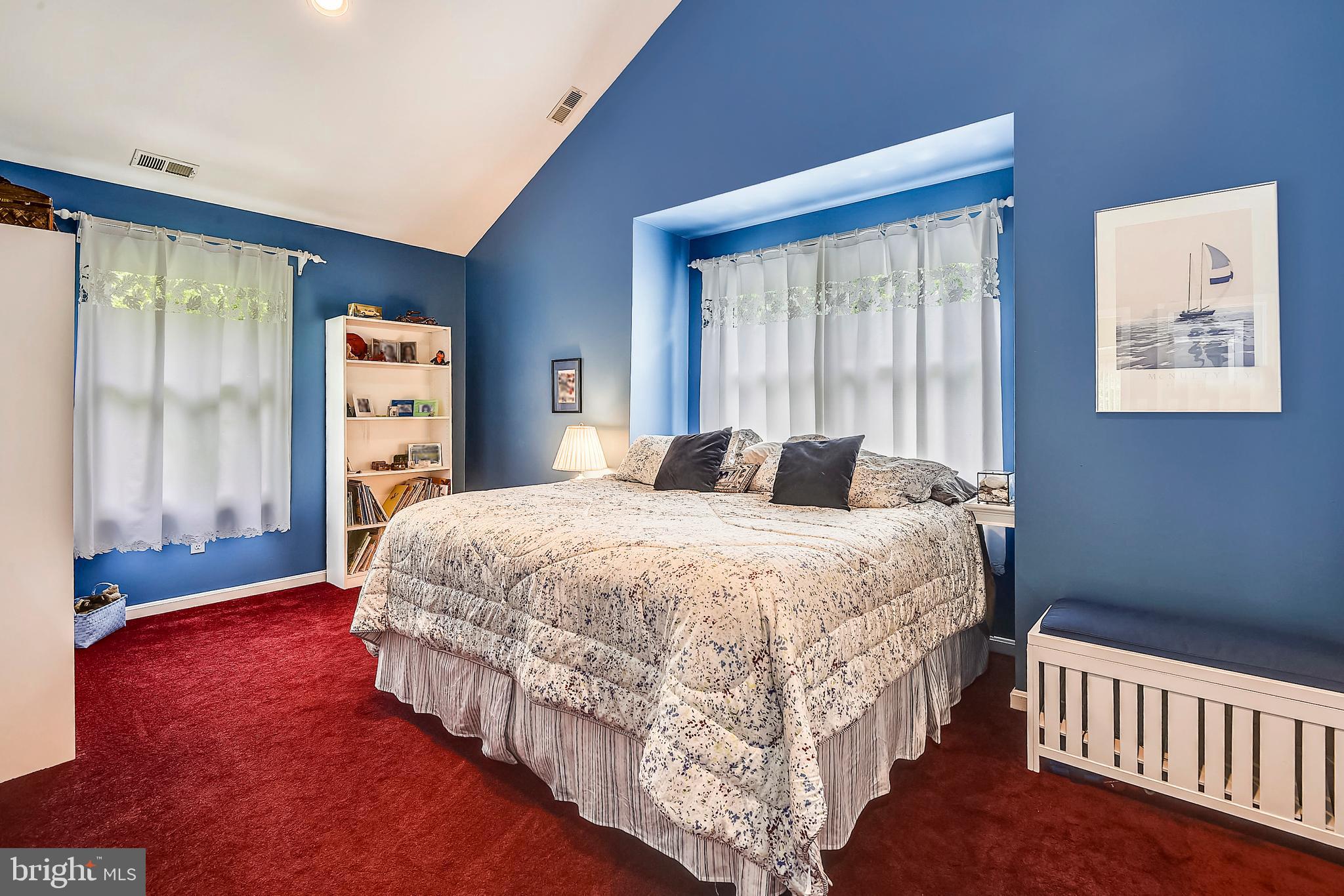 3700 Thomas Point Road Annapolis, MD 21403 - Photo 42 of 47 4th Bedroom with Vaulted Ceiling