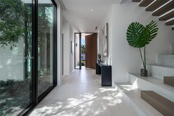 a view of entryway and hall