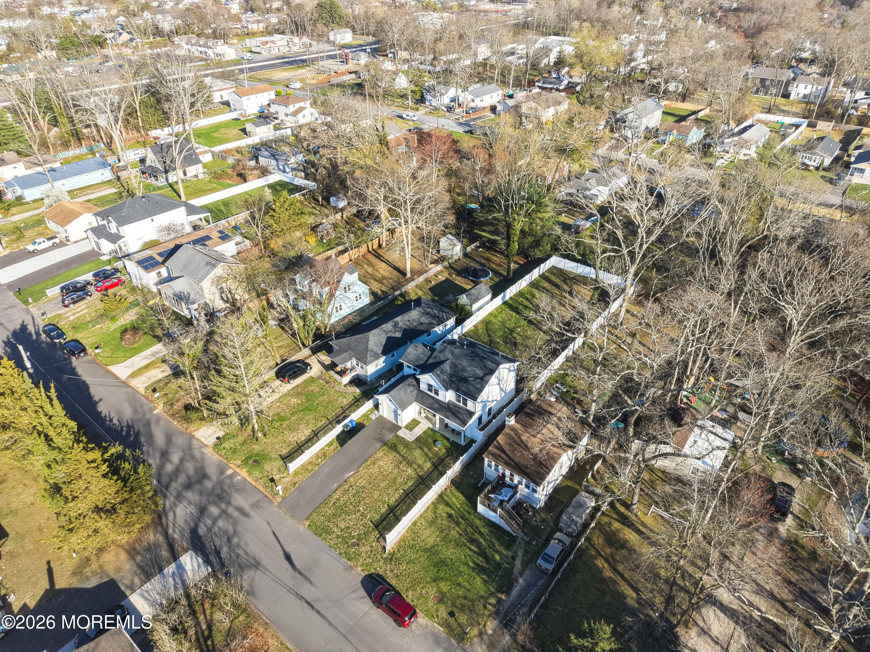 127 West 2nd Street Howell, NJ 07731 - Photo 27 of 29 an aerial view of a residential houses with yard