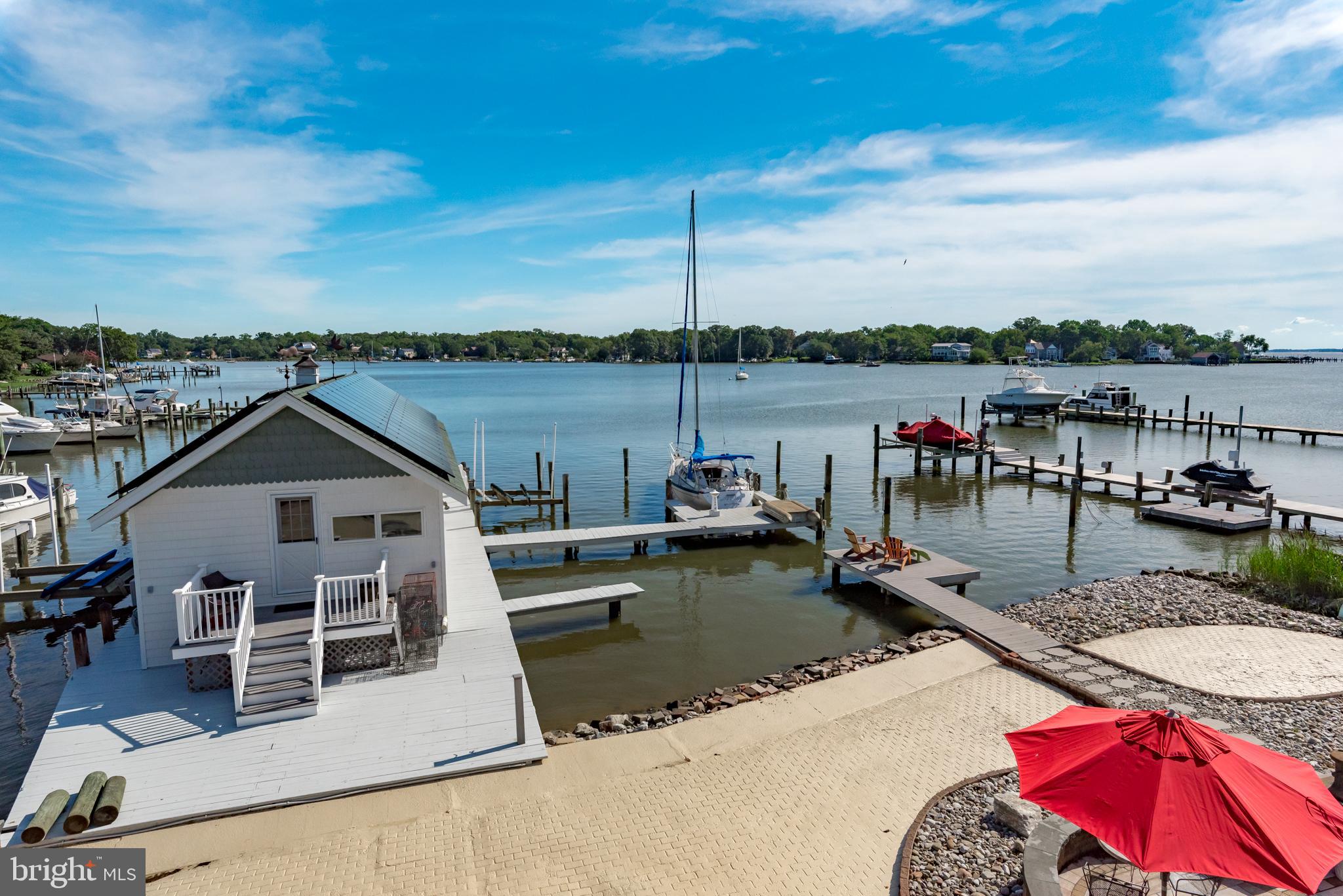3731 Thomas Point Road Annapolis, MD 21403 - Photo 74 of 90 The boathouse and Fishing Creek