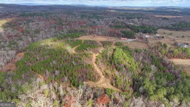 a view of a yard with a wooden fence