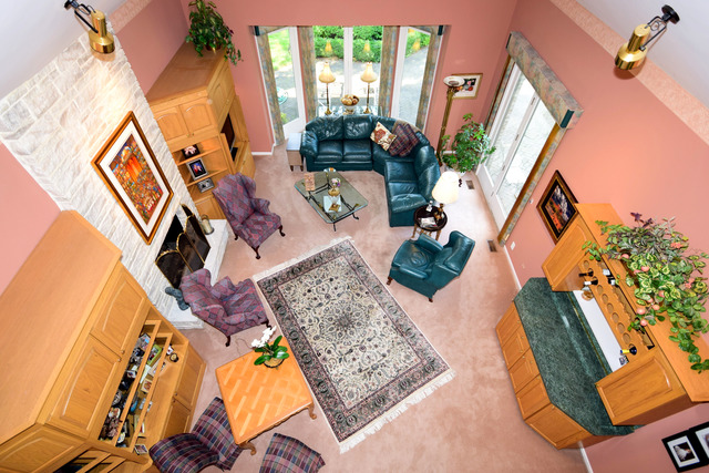 316 Trinity Lane Oak Brook, IL 60523 - Photo 6 of 25 an aerial view of a house having patio