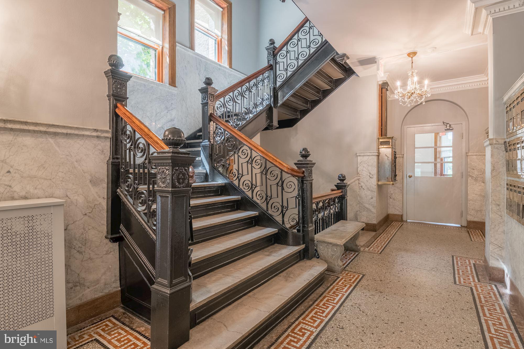 2853 Ontario Road Northwest, Unit 505 Washington, DC 20009 - Photo 3 of 29 a view of entryway and hall with wooden floor