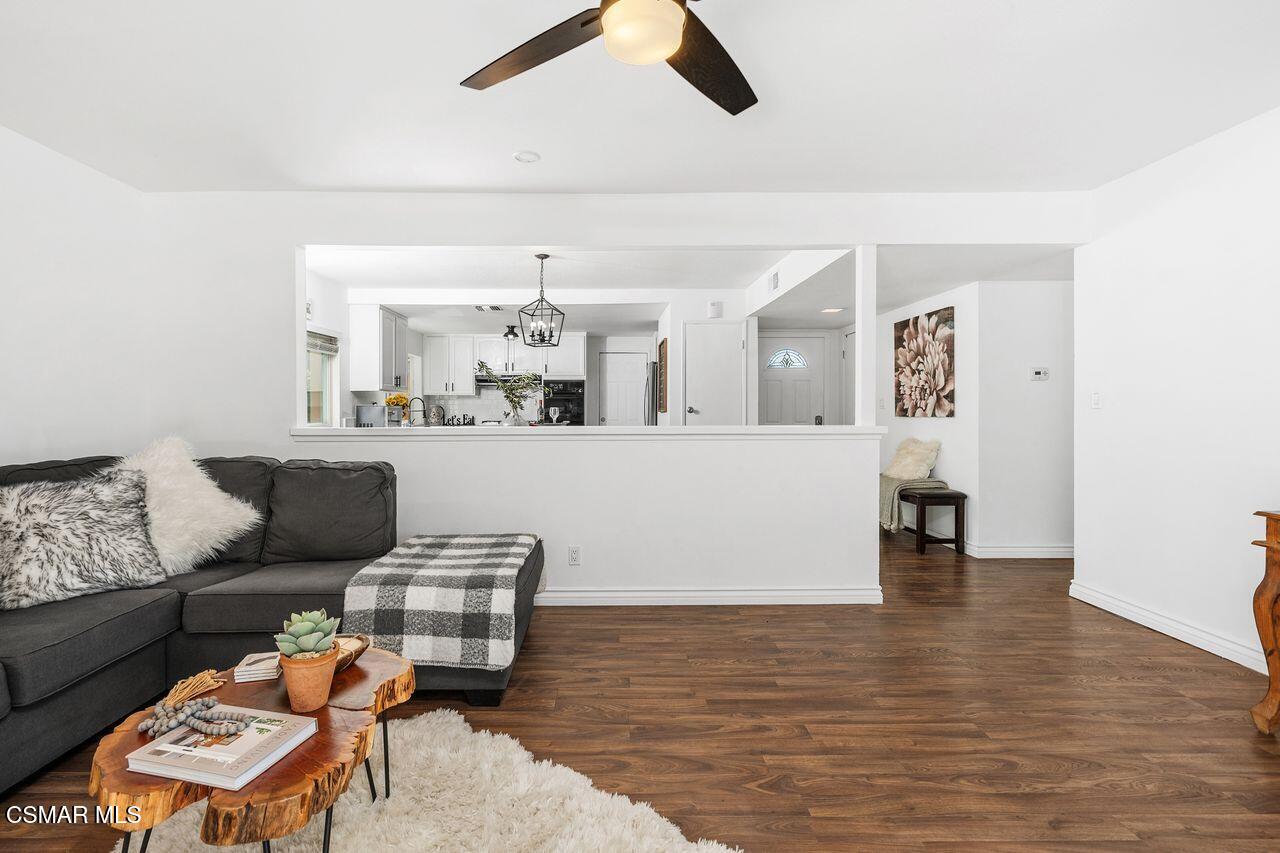 2142 Atwater Avenue Simi Valley, CA 93063 - Photo 21 of 36 a living room with furniture and kitchen view