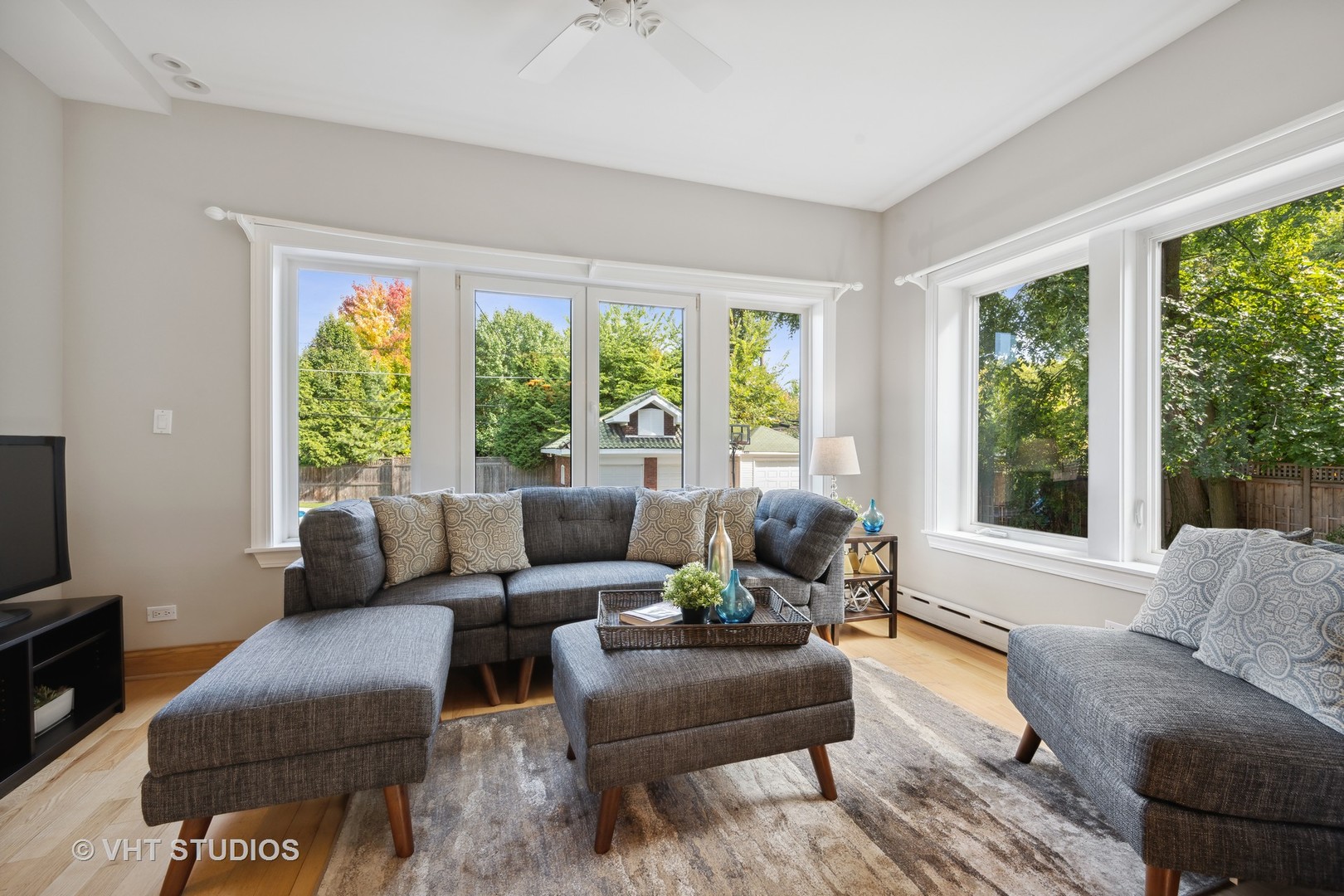 823 Jackson Avenue River Forest, IL 60305 - Photo 13 of 44 a living room with furniture and a large window