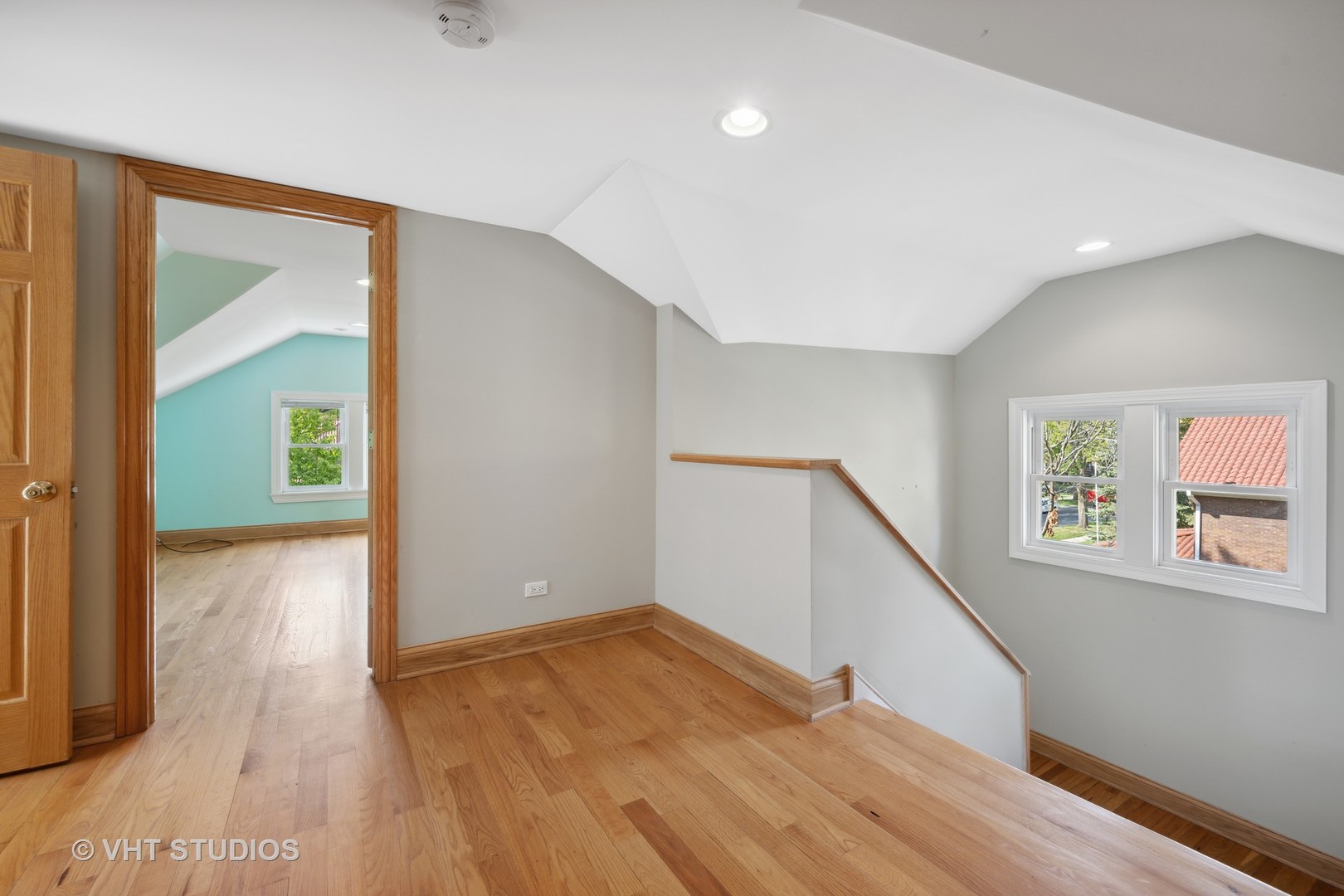 823 Jackson Avenue River Forest, IL 60305 - Photo 21 of 44 a view of an empty room with wooden floor and a window