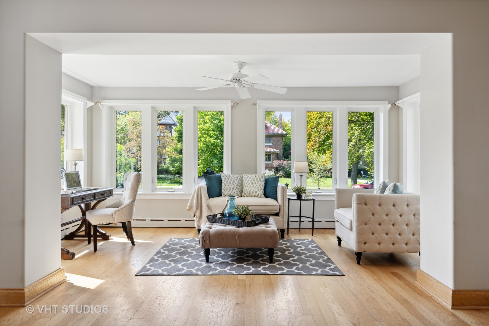 823 Jackson Avenue River Forest, IL 60305 - Photo 7 of 44 a living room with furniture and a large window