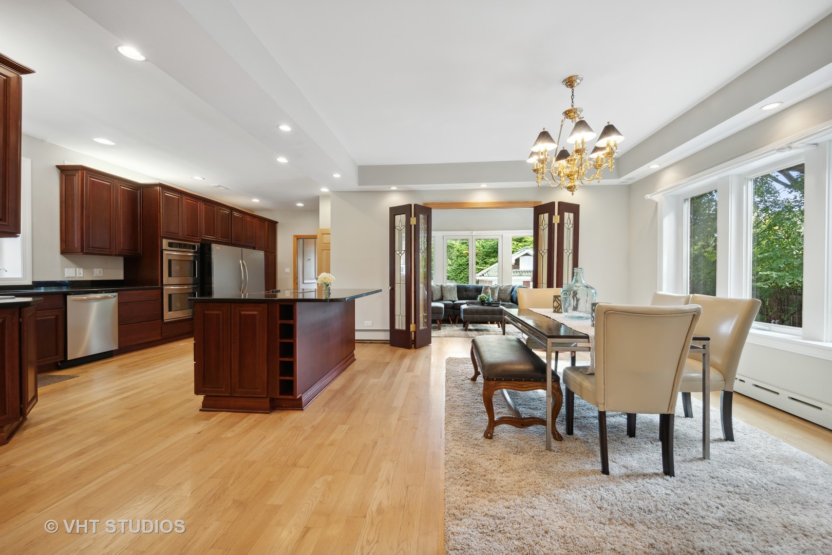 823 Jackson Avenue River Forest, IL 60305 - Photo 9 of 44 a view of a dining room with furniture window and wooden floor