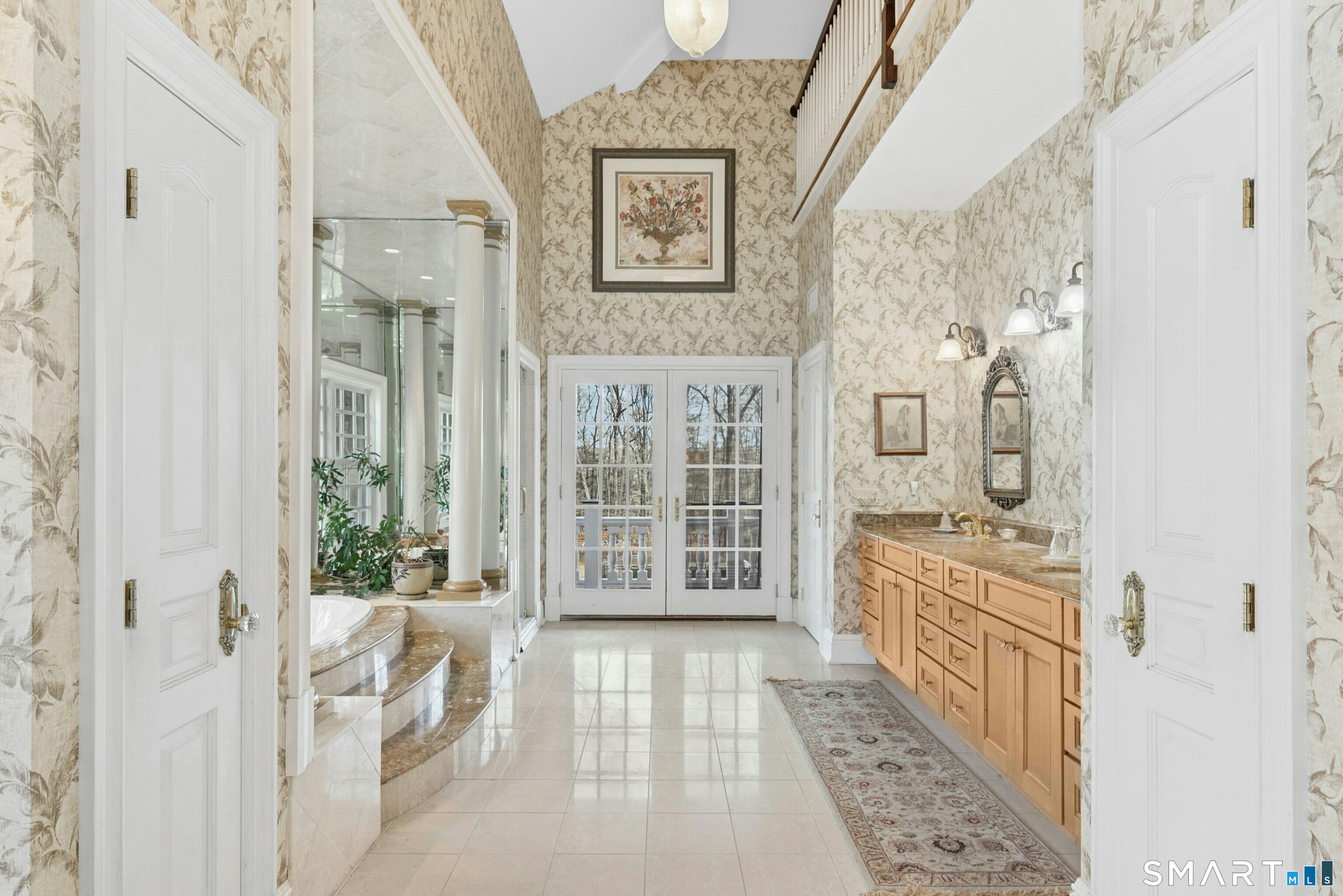 63 Turney Road Redding, CT 06896 - Photo 27 of 40 Sumptuous Primary Marble Bath