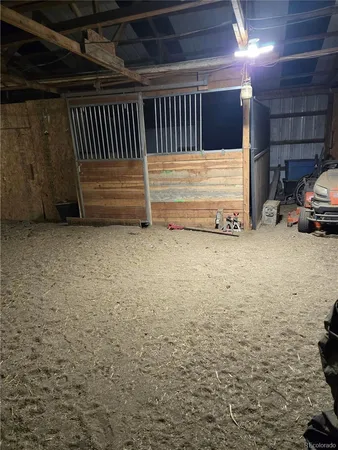 a room with musical instruments