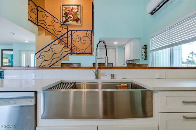 front view of a building with a yard