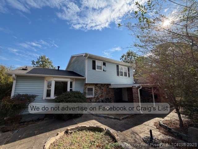 563 Alleghany Road Fayetteville, NC 28304 - Photo 15 of 15 a front view of a house with a yard