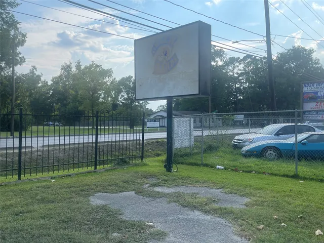 a view of a backyard with a garden