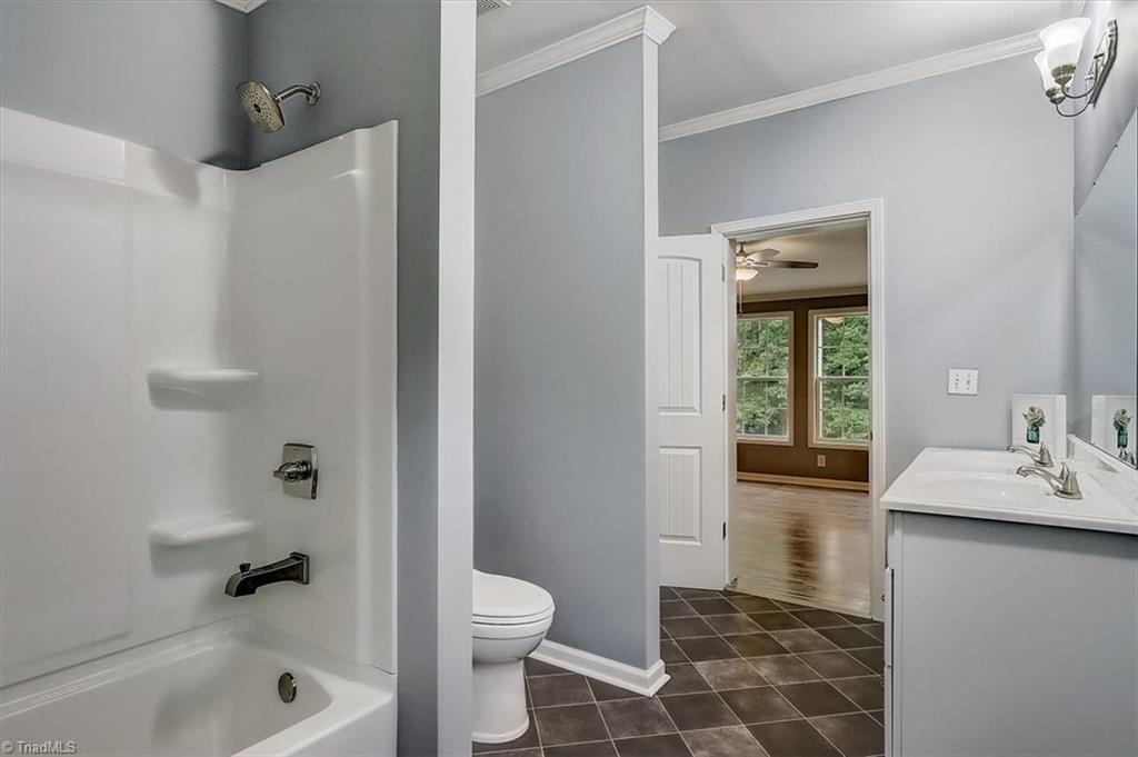 5010 Adder Ridge Lane Burlington, NC 27217 - Photo 17 of 35 Master Bathroom; New Tub/Shower combo, New Flooring