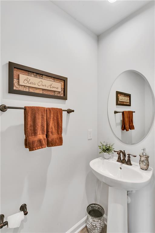 149 Providence Way Pittsburgh, PA 15234 - Photo 11 of 29 a bathroom with a sink and a mirror