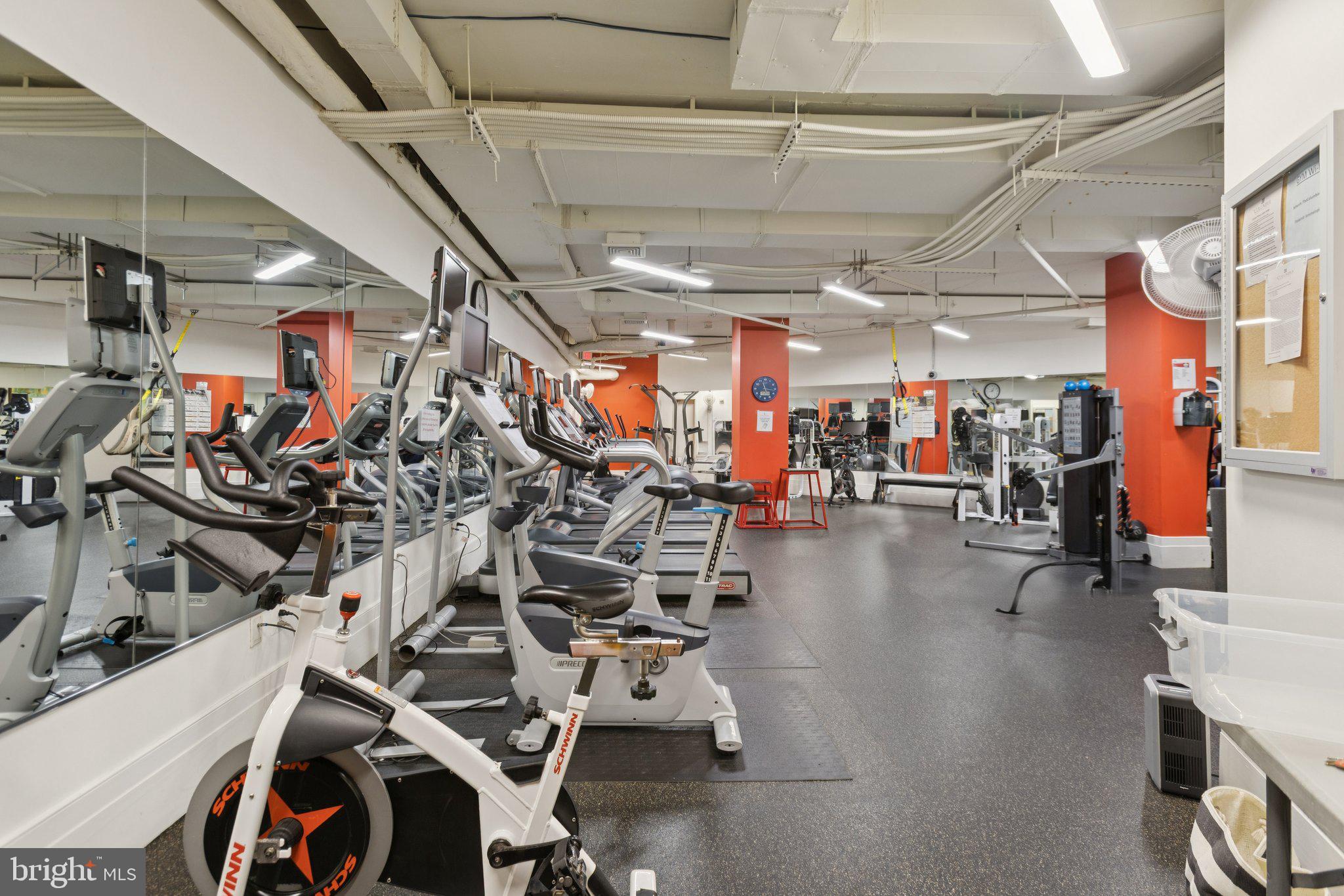 2425 L Street Northwest, Unit 210 Washington, DC 20037 - Photo 34 of 39 a view of a room with gym equipment