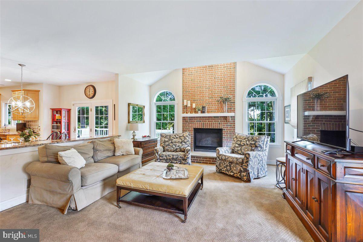 207 Kirkbrae Road Kennett Square, PA 19348 - Photo 16 of 47 Raised hearth Brick Fireplace