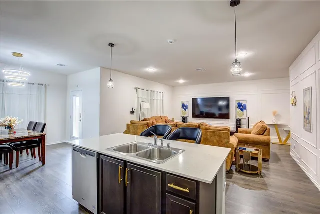 a view of a house with a swimming pool