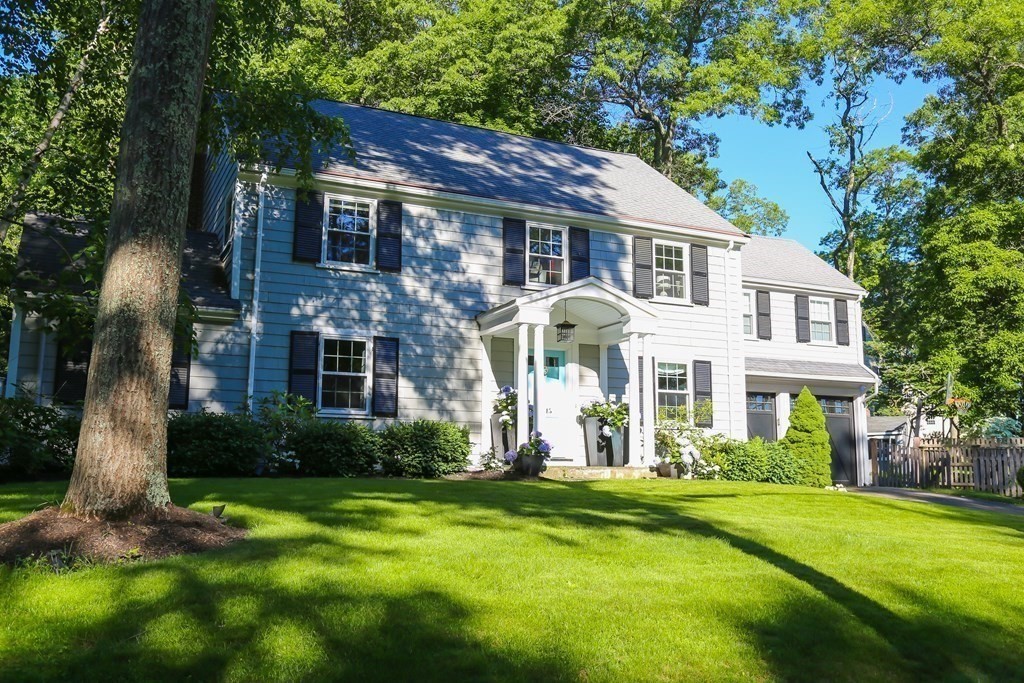 15 Woodridge Road Wellesley, MA 02482 - Photo 36 of 36 a front view of a house with a yard