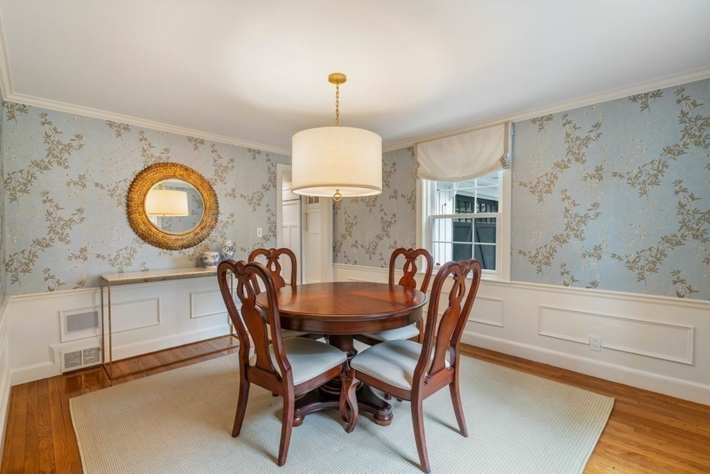 15 Woodridge Road Wellesley, MA 02482 - Photo 9 of 36 a dining room with furniture and window