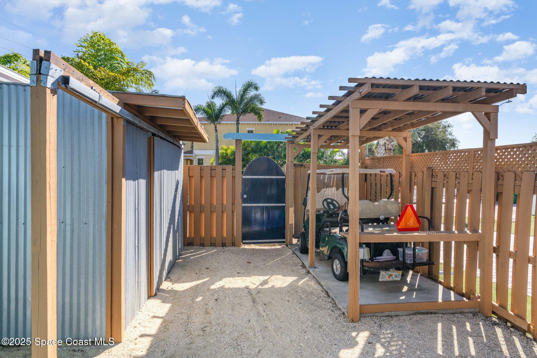 6203 Ridgewood Avenue Cocoa Beach, FL 32931 - Photo 28 of 37 a view of outdoor space and patio