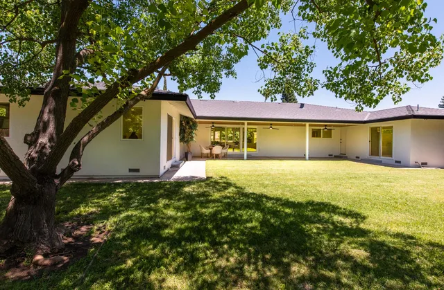 a house with a tree in front of it