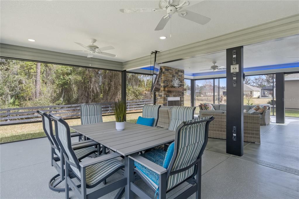 4788 Rostas Way The Villages, FL 32163 - Photo 12 of 40 a view of a dining room with furniture window and outside view