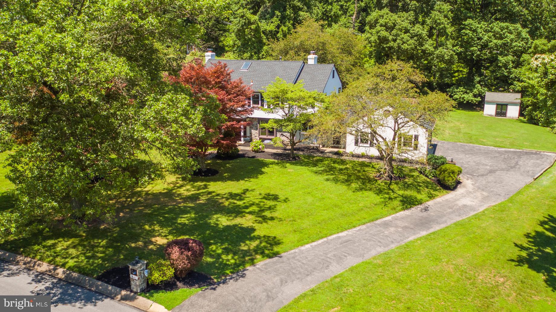 841 Hunt Road Newtown Square, PA 19073 - Photo 49 of 56 Here come the aerials......