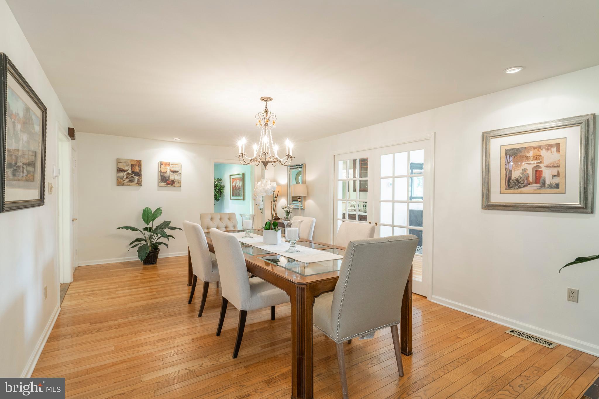841 Hunt Road Newtown Square, PA 19073 - Photo 9 of 56 French doors to family room from DR