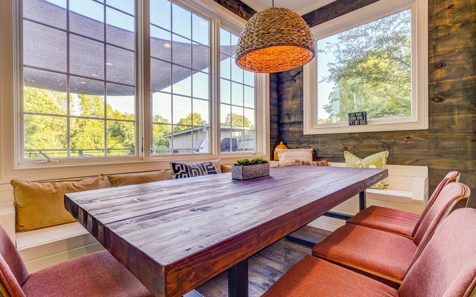 222 Ada Street Blue Ridge, GA 30513 - Photo 22 of 74 a wooden table sitting in front of a window