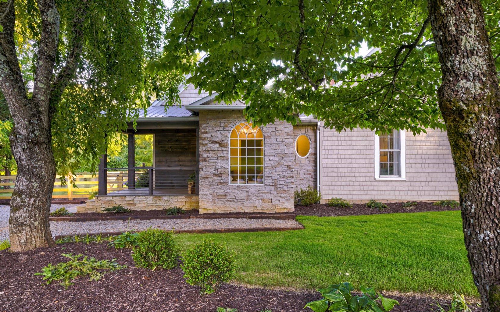 222 Ada Street Blue Ridge, GA 30513 - Photo 37 of 74 a front view of a house with a tree