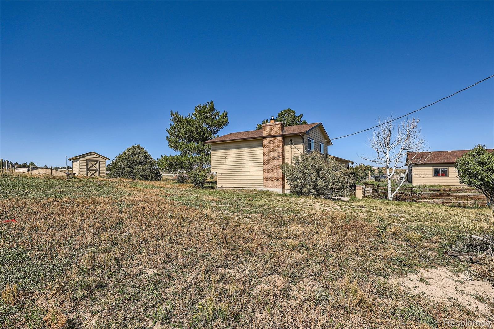 2452 Shetland Trail Elizabeth, CO 80107 - Photo 25 of 42 a view of a house with a yard