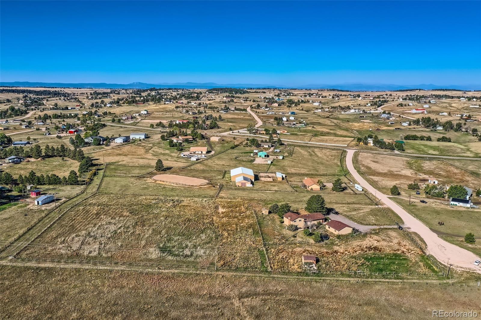 2452 Shetland Trail Elizabeth, CO 80107 - Photo 29 of 42 an aerial view of a city